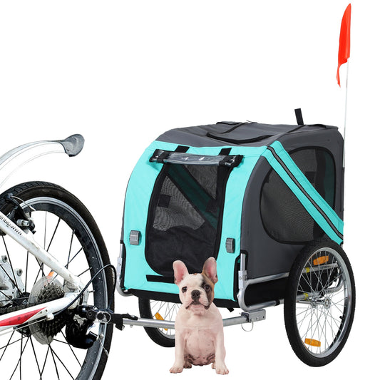 Aosom Pet Bicycle Trailer Dog Cat Bike Carrier Pet Bicycle Trailer Dog