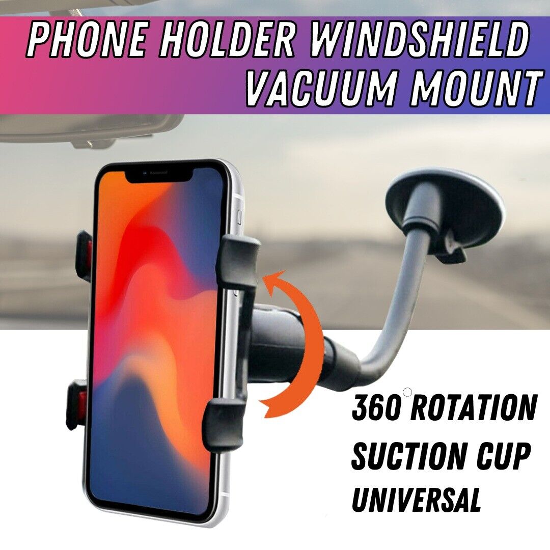 360 Car Rearview Mirror Rotation Adjustable Phone Holder Mount Multifunction