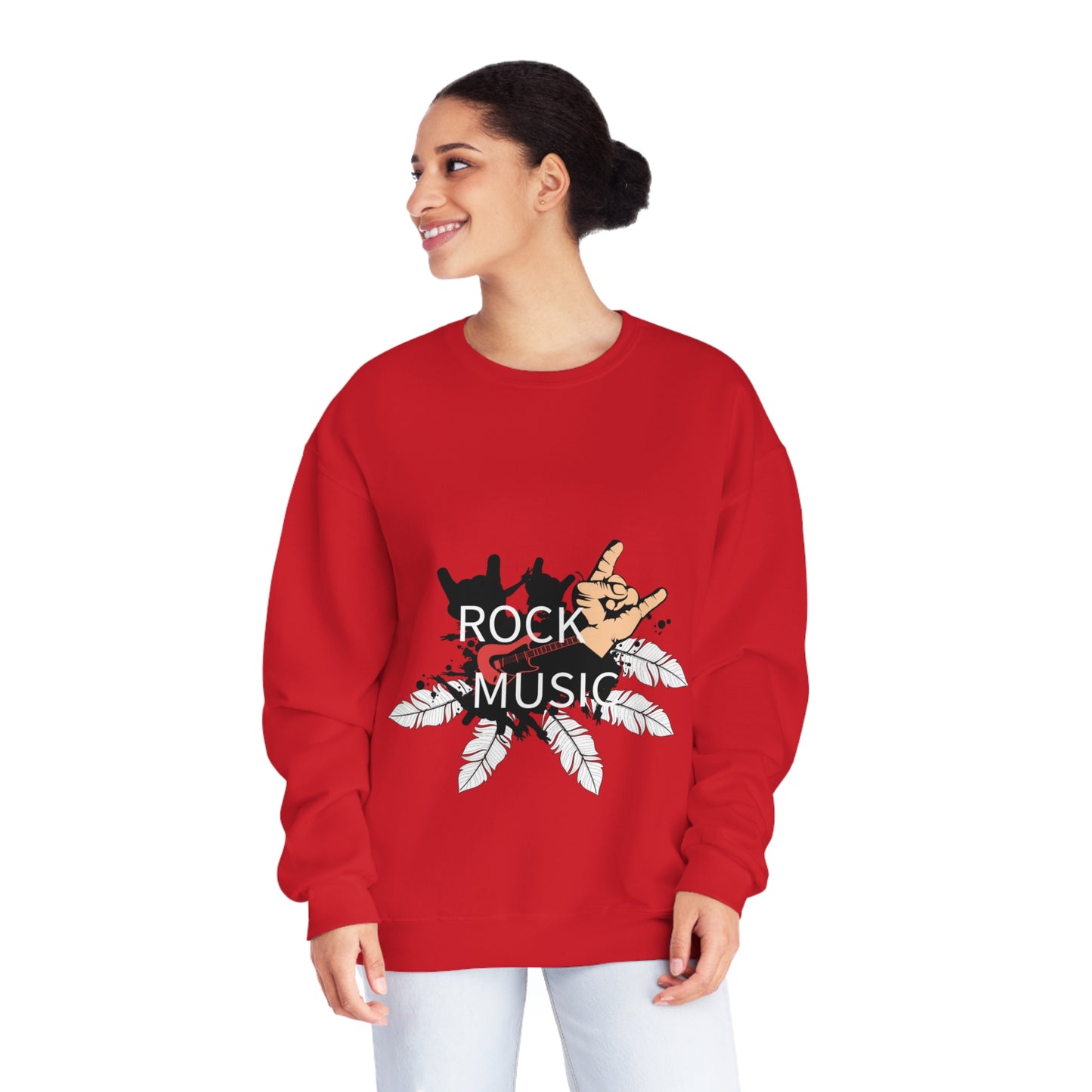 Rock Music Unisex NuBlend® Crewneck Sweatshirt