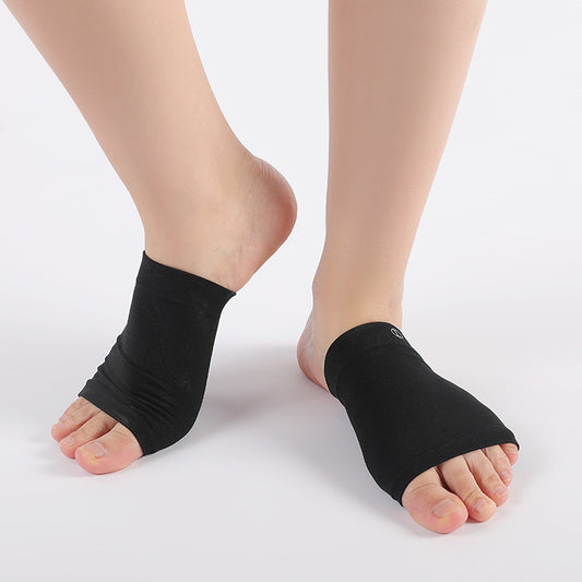 Elastic Fabric Arch Pad Foot Care Soft Shock Absorbing Bandage Arch Socks