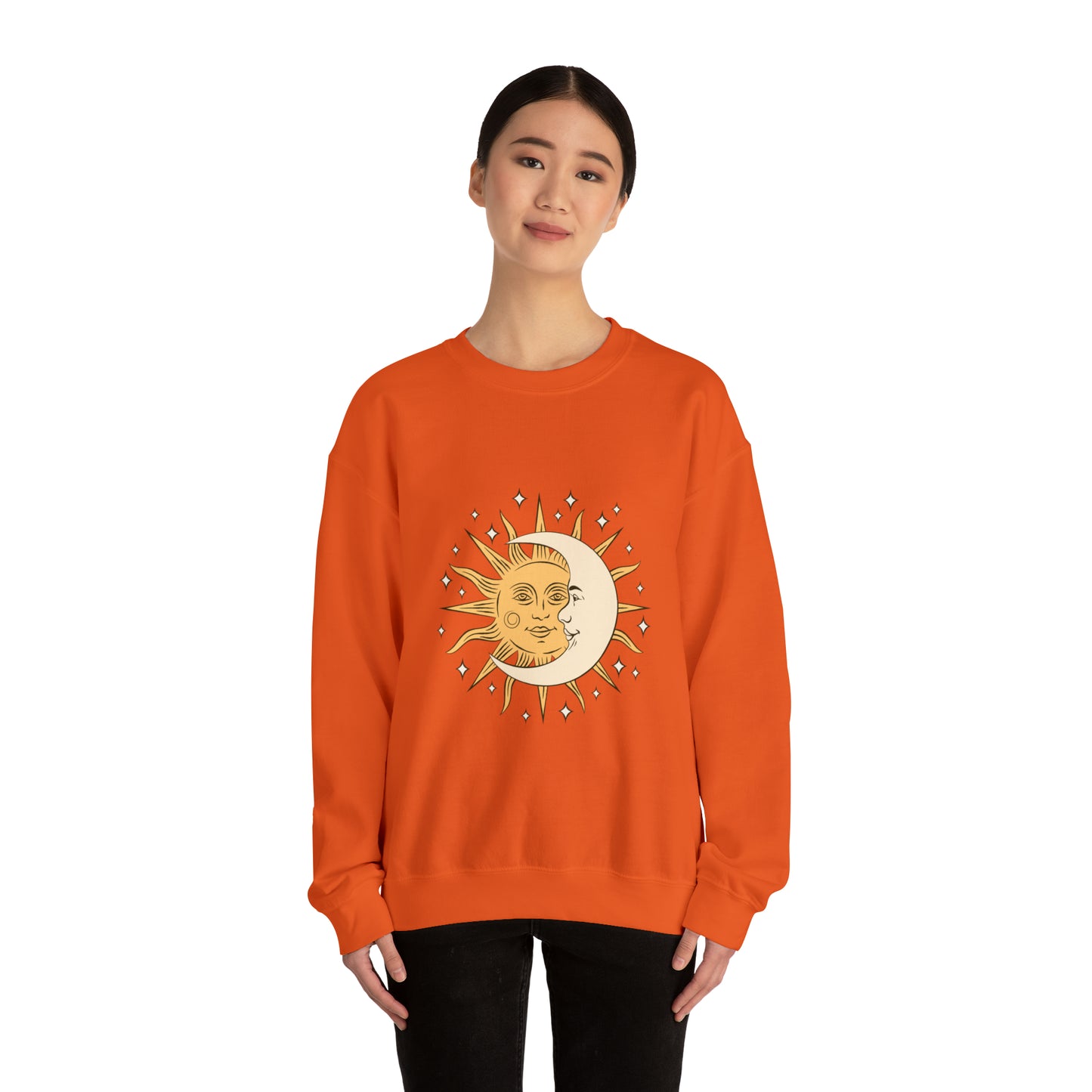Moon and Sun Unisex Heavy Blend™ Crewneck Sweatshirt