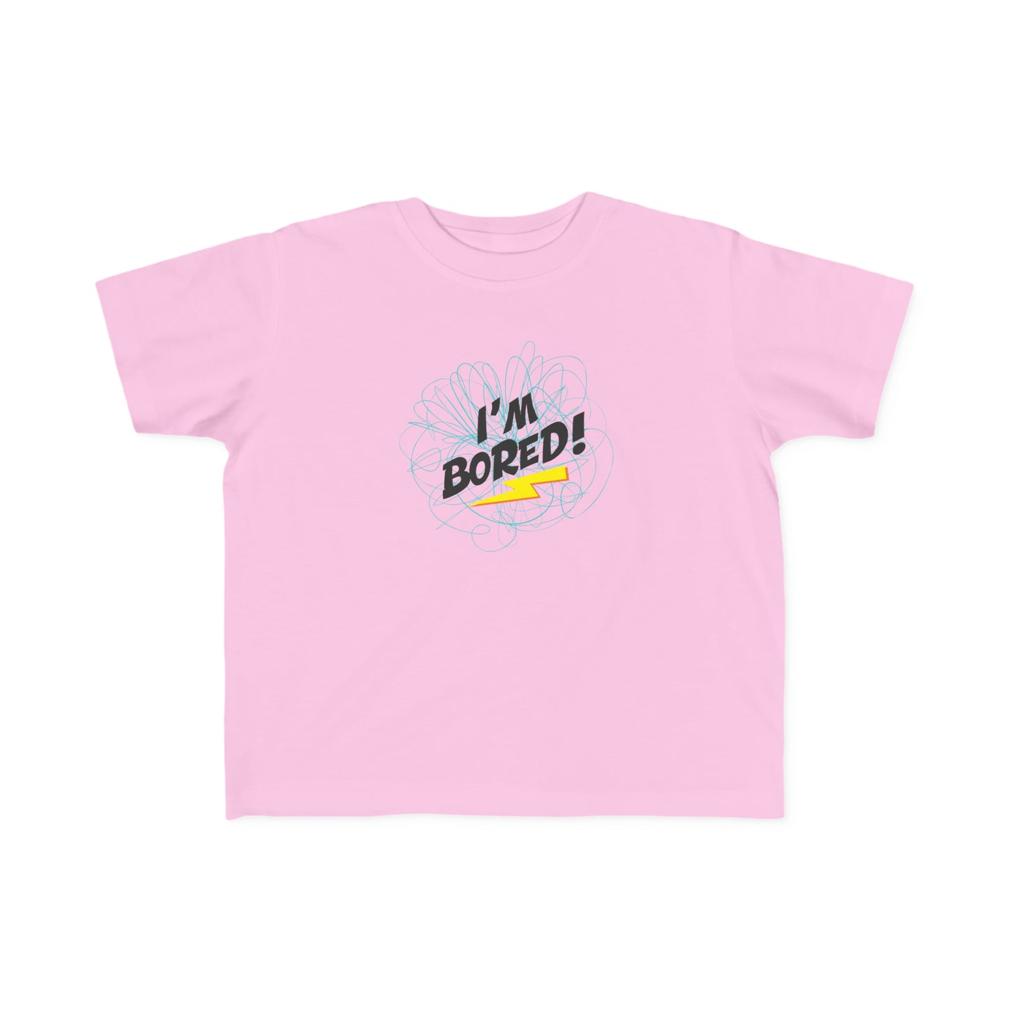I'm bored Toddler's Fine Jersey Tee