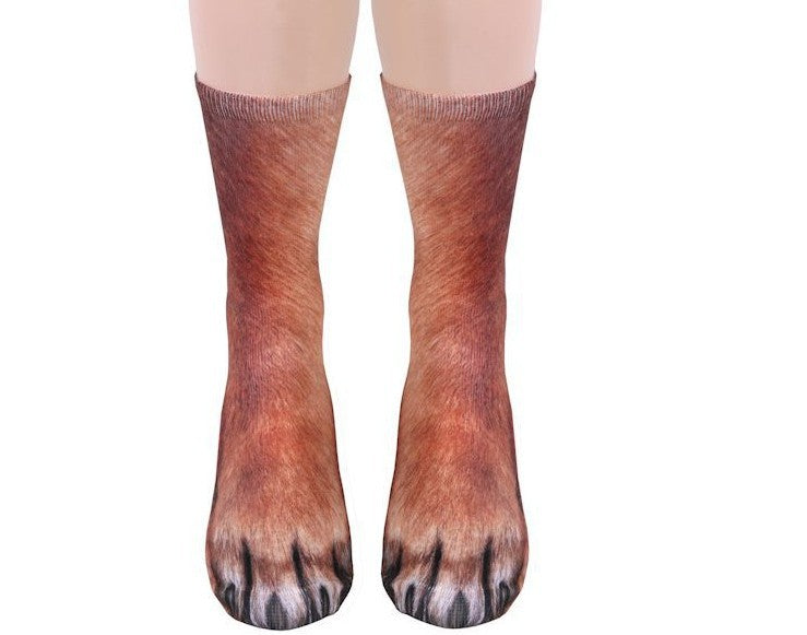 3D Animal Paw Socks Cute Cat Claws Socks Unisex Long Socks