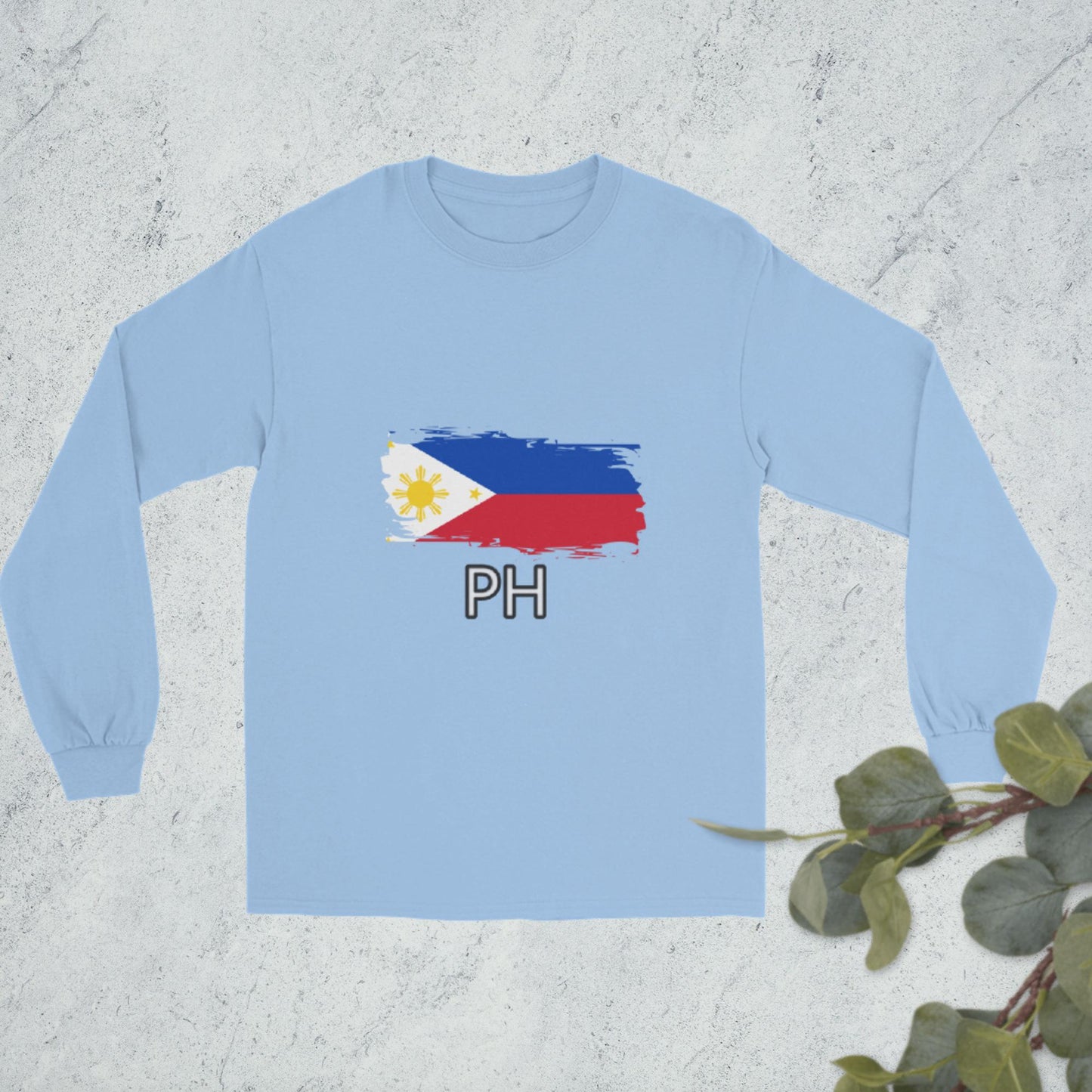 Philippines Flag Men’s Long Sleeve Shirt