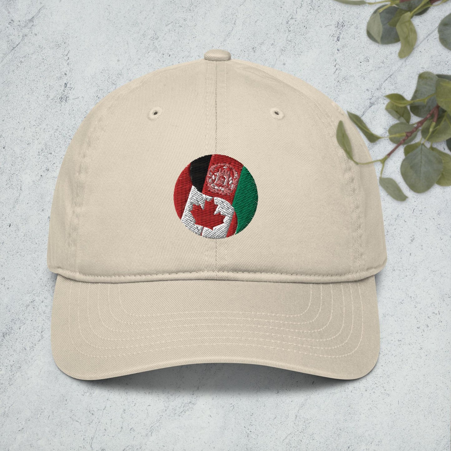 Afghan-Can Pride Organic dad hat