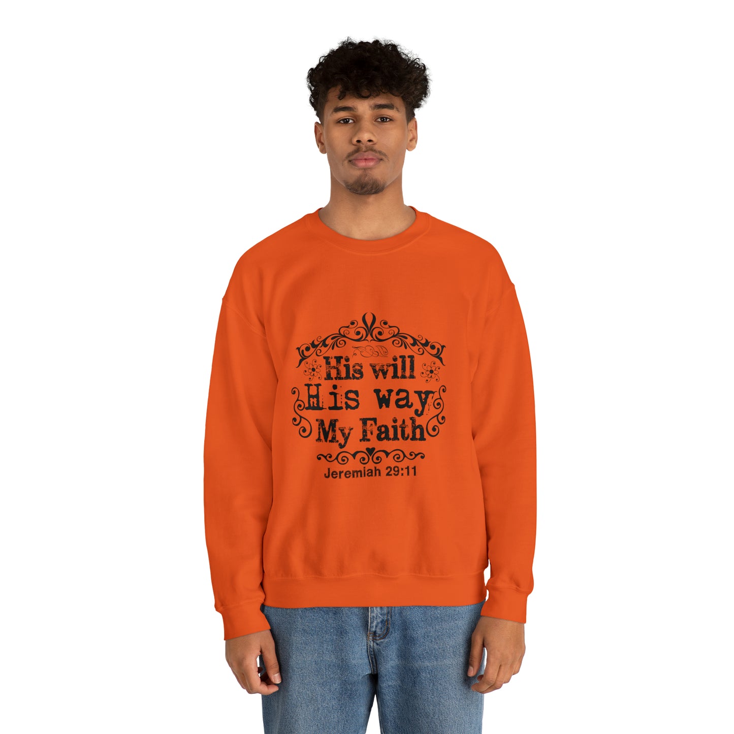 Faith Unisex Heavy Blend™ Crewneck Sweatshirt