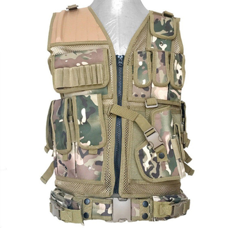 Outdoor Adventure Equipment Camouflage Tactical Vest Amphibious Field Adventure Vest