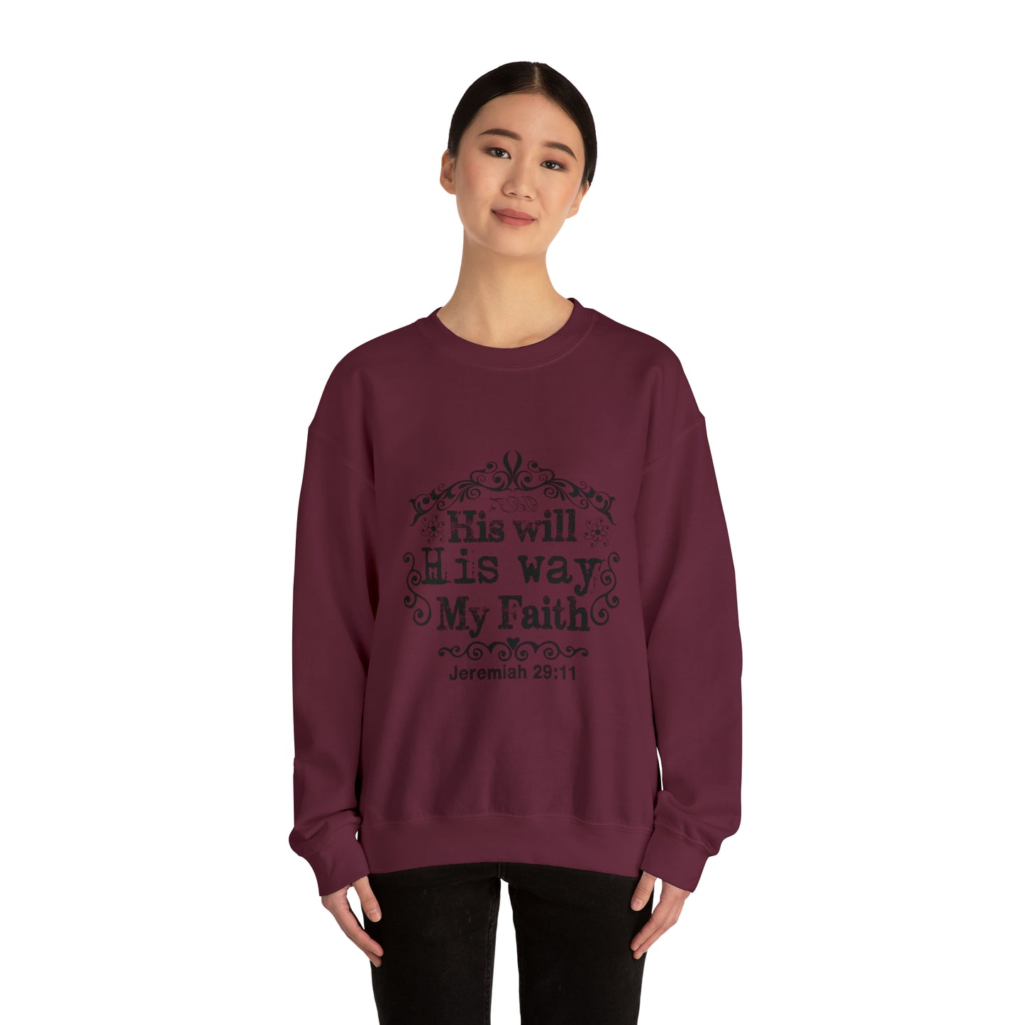 Faith Unisex Heavy Blend™ Crewneck Sweatshirt