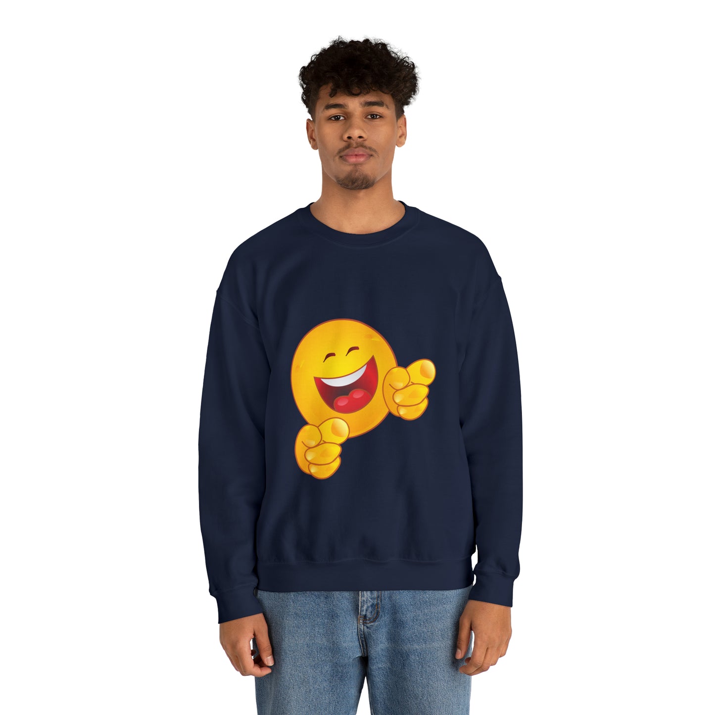 Laughing Emoji Unisex Heavy Blend™ Crewneck Sweatshirt