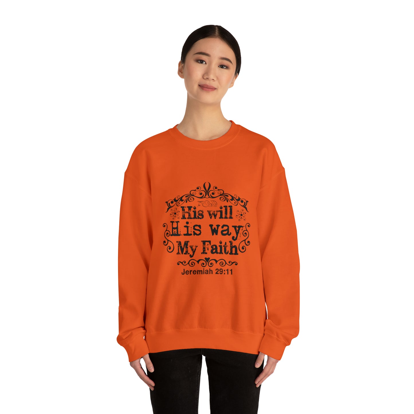 Faith Unisex Heavy Blend™ Crewneck Sweatshirt