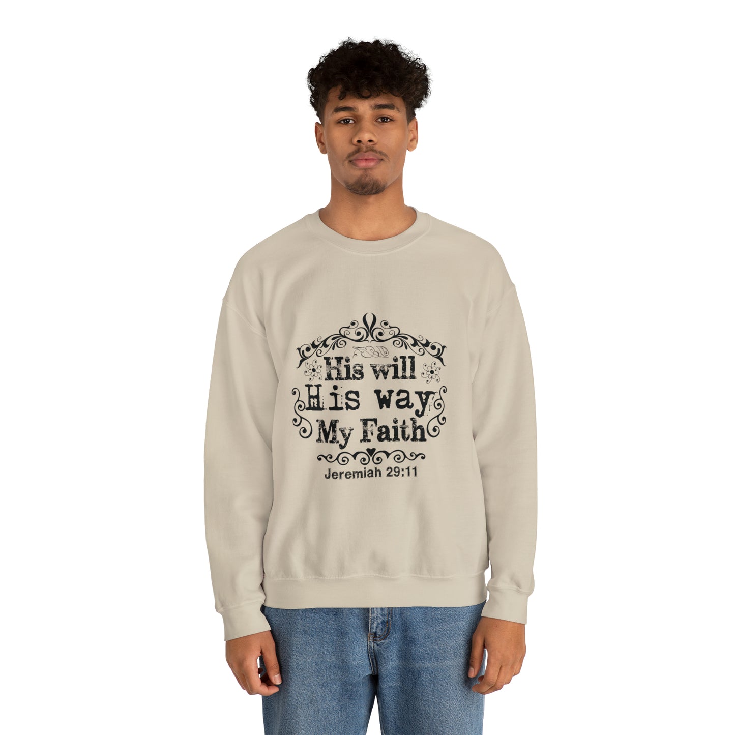 Faith Unisex Heavy Blend™ Crewneck Sweatshirt