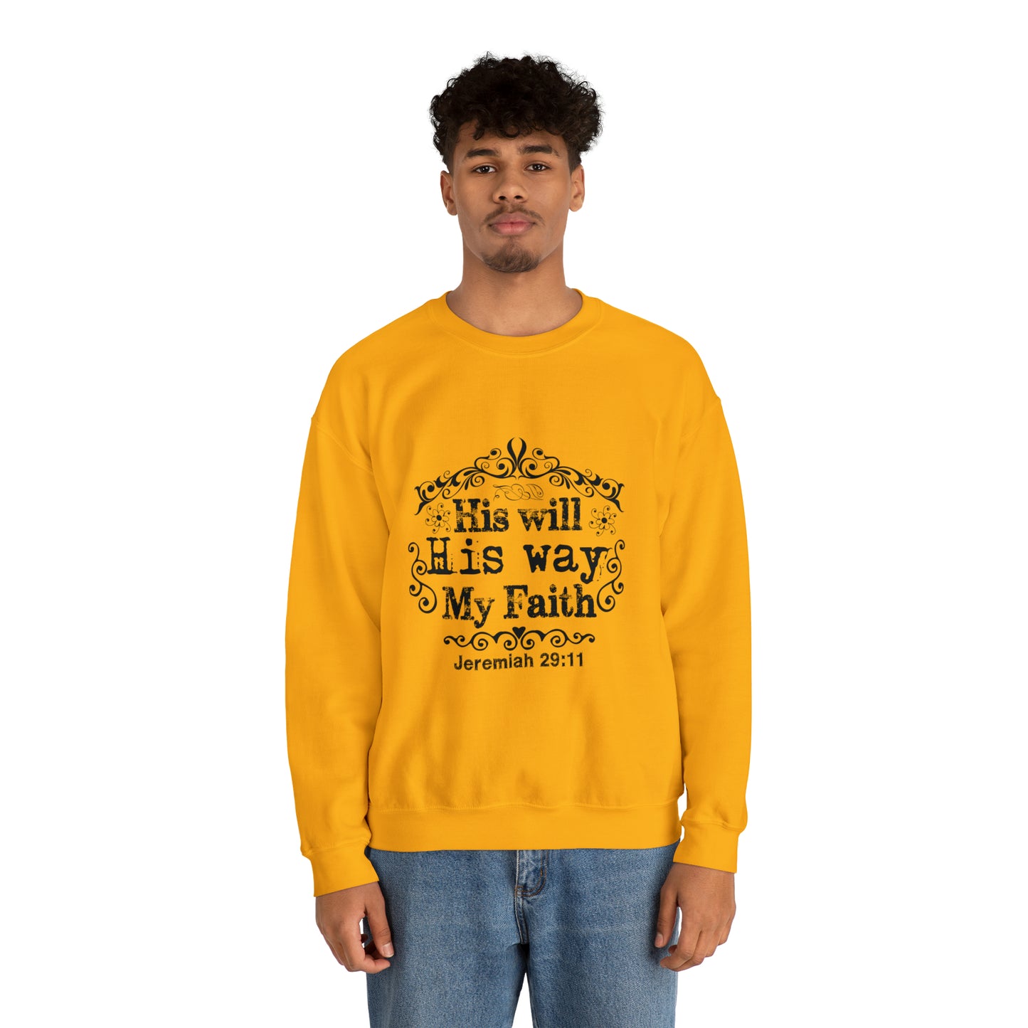 Faith Unisex Heavy Blend™ Crewneck Sweatshirt