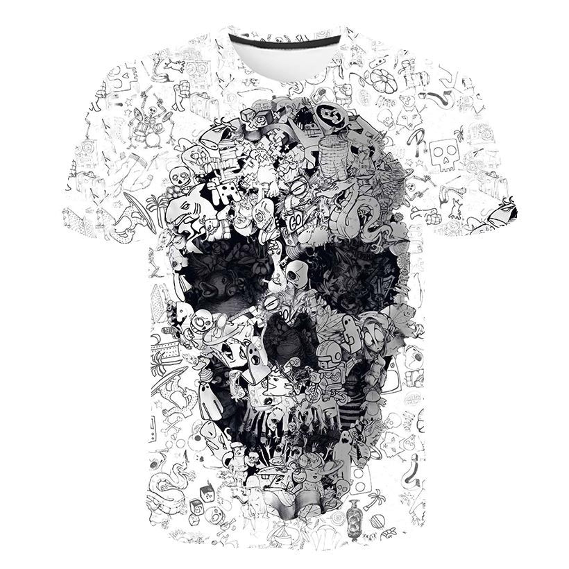 3Dt Shirt Plus Size Amazon Summer New Short Sleeve