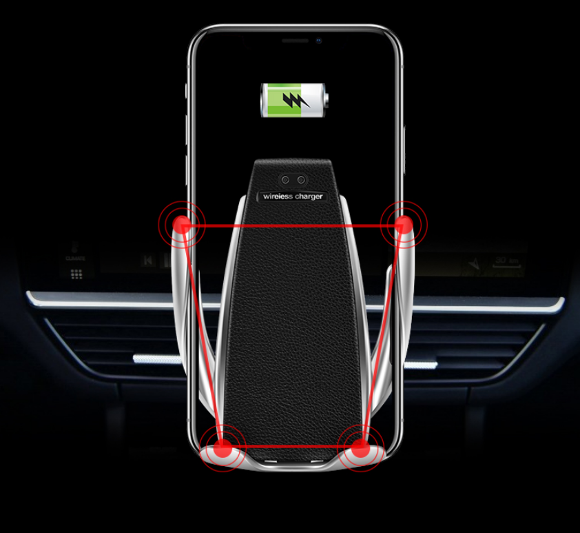 Car Wireless Charger 10W Induction Car Fast Wireless Charging With Car Phone Holder S5