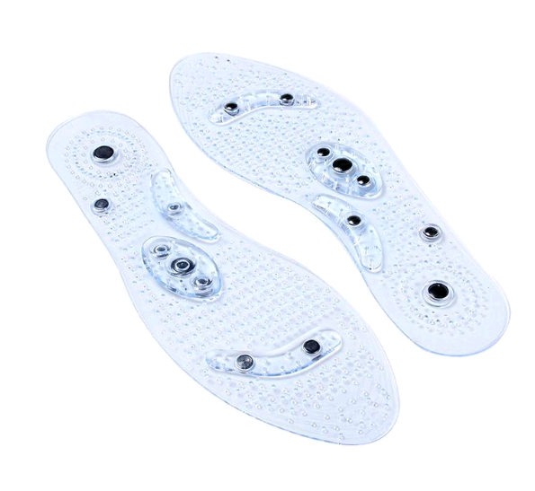Magnet Magnetic Plus Elastomer Transparent Silicone Massage Insole Health Massage Insole Magnetic Therapy Anti-fatigue
