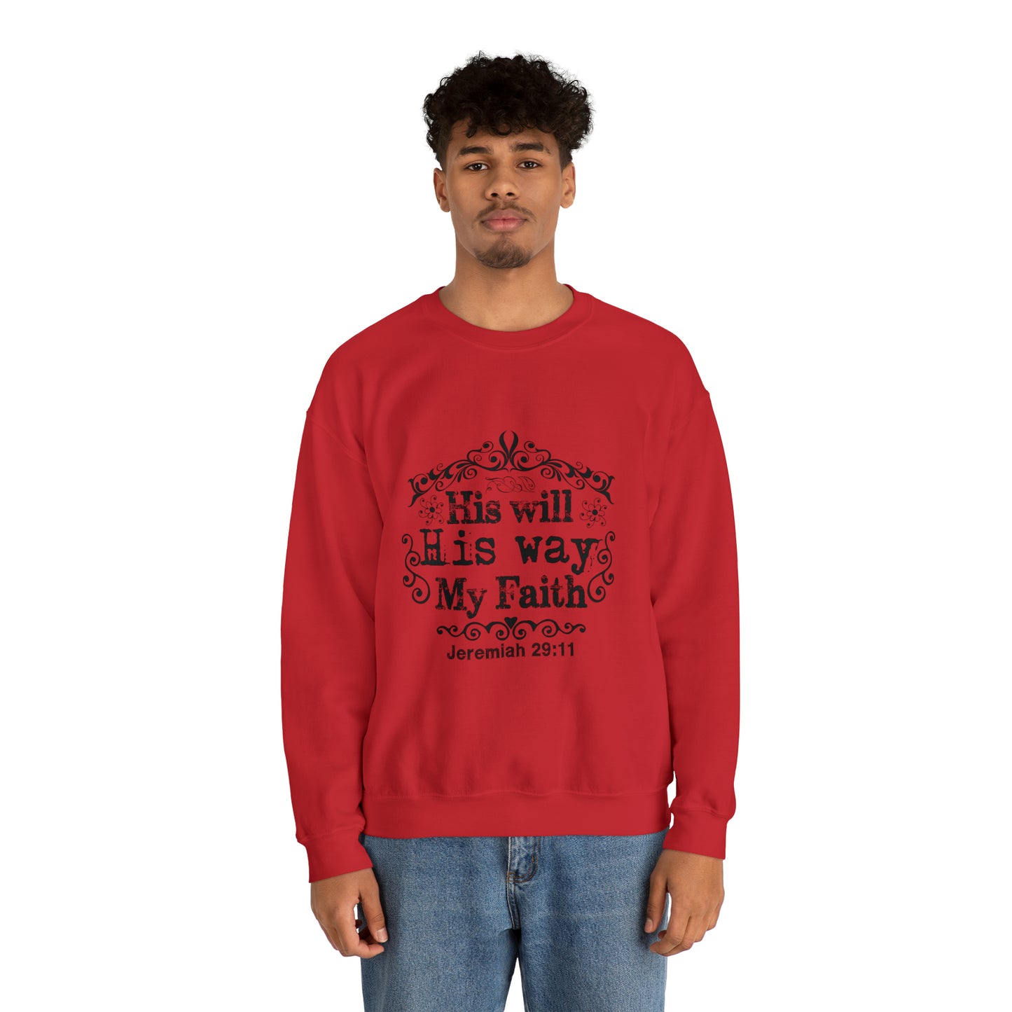 Faith Unisex Heavy Blend™ Crewneck Sweatshirt