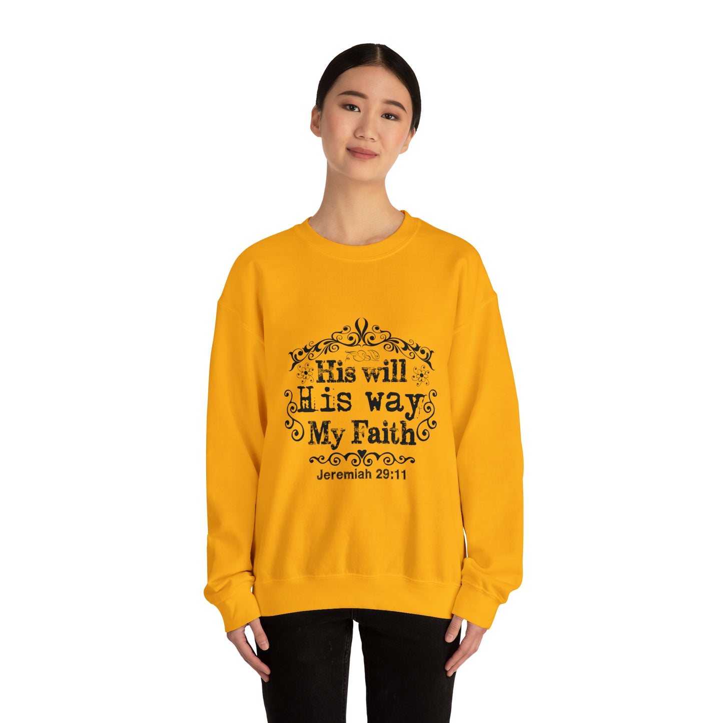 Faith Unisex Heavy Blend™ Crewneck Sweatshirt