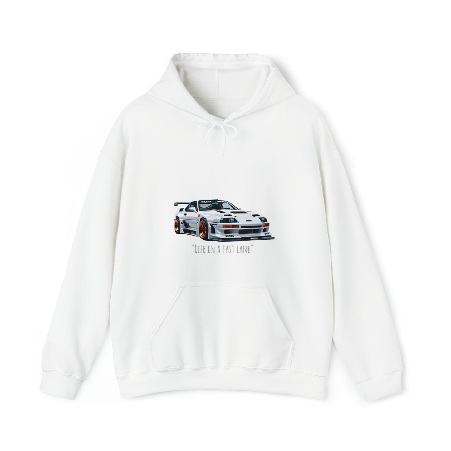 Unisex Heavy Blend™ Hooded Sweatshirt Supra car Logo