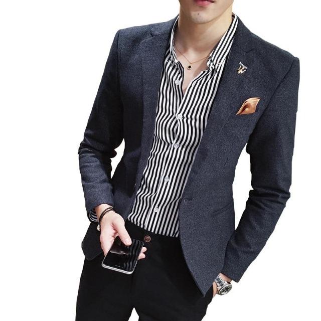 Men's Casual Suit Jacket One-piece Top