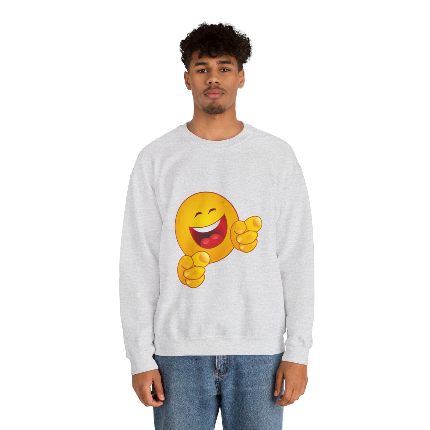 Laughing Emoji Unisex Heavy Blend™ Crewneck Sweatshirt