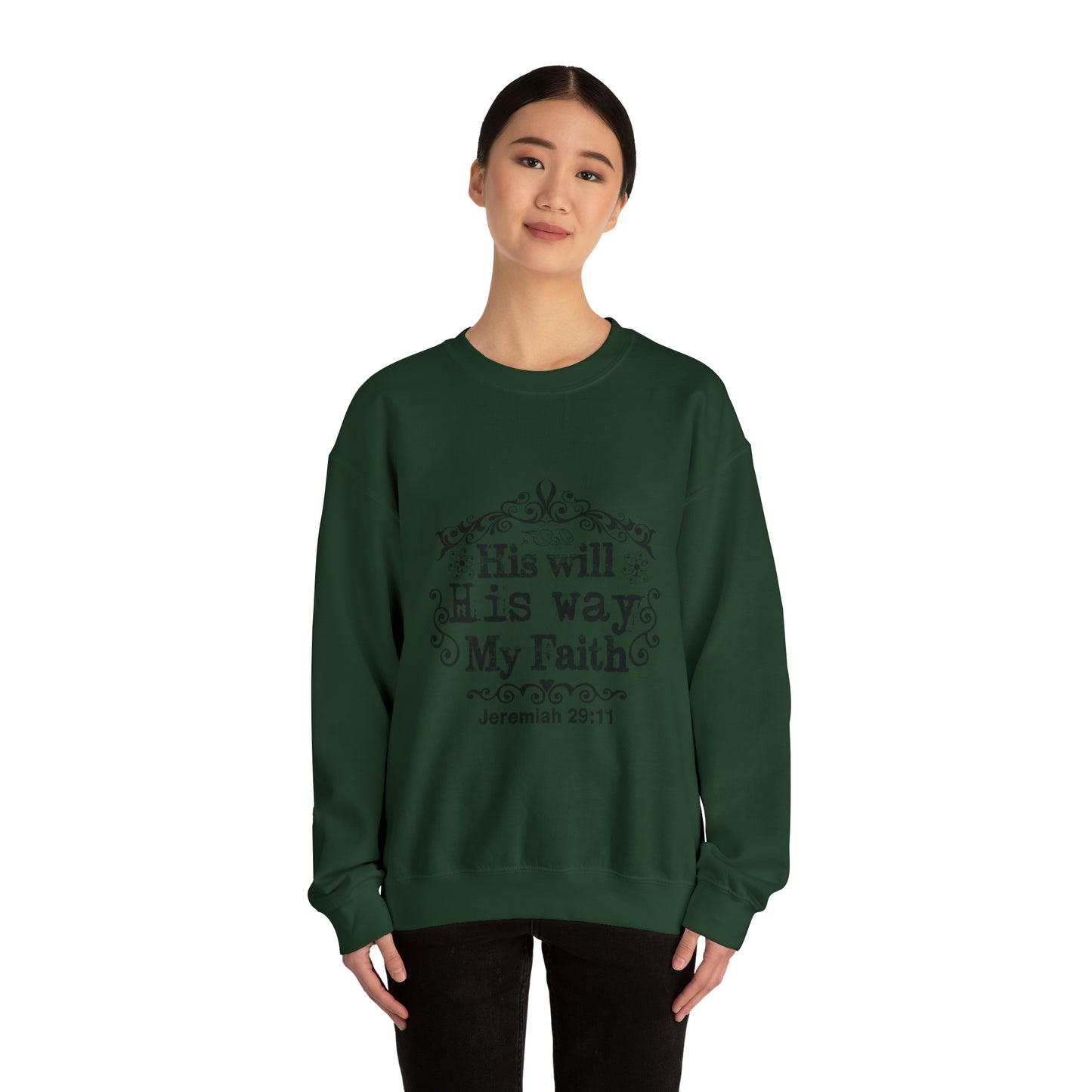 Faith Unisex Heavy Blend™ Crewneck Sweatshirt