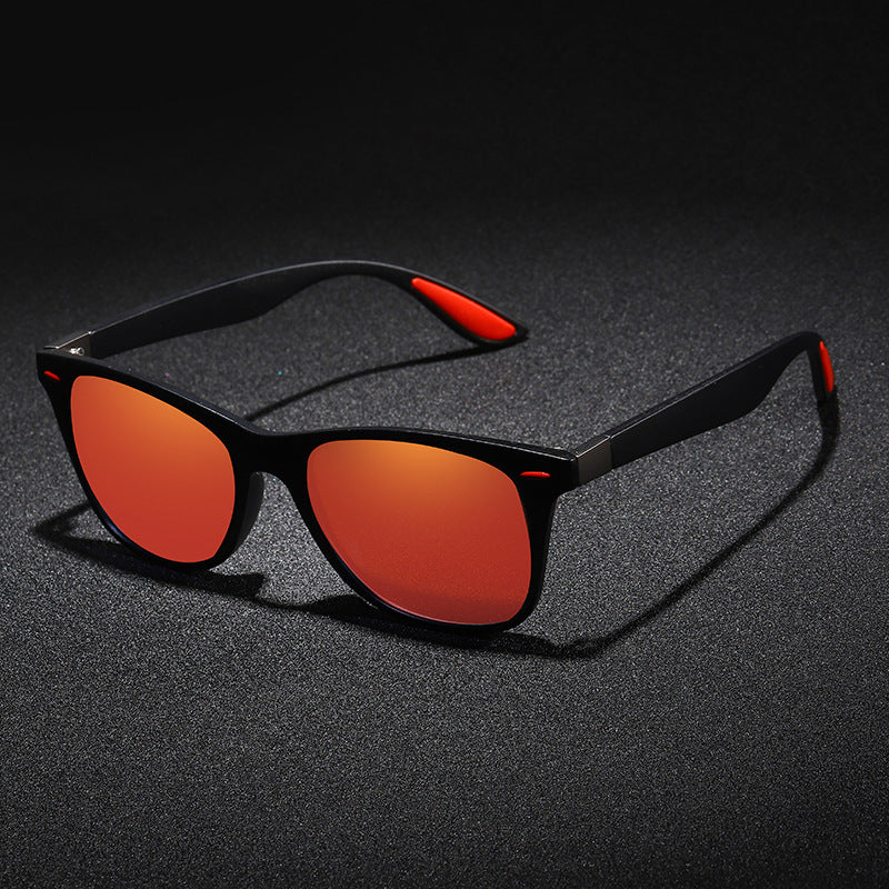 Classic Men's Polarized Sunglasses Stylish Personality Nail Sunglasses Retro Driving Glasses
