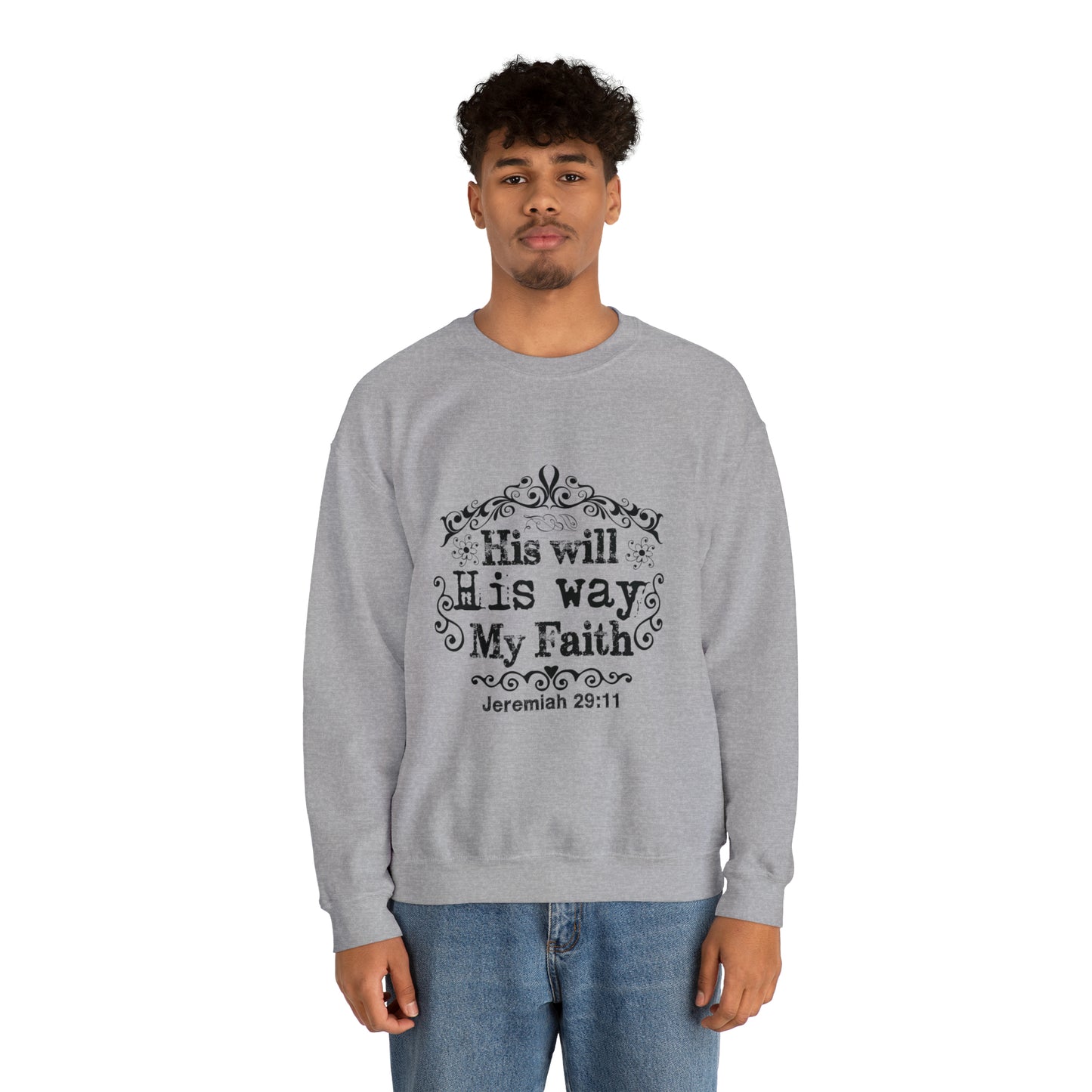 Faith Unisex Heavy Blend™ Crewneck Sweatshirt