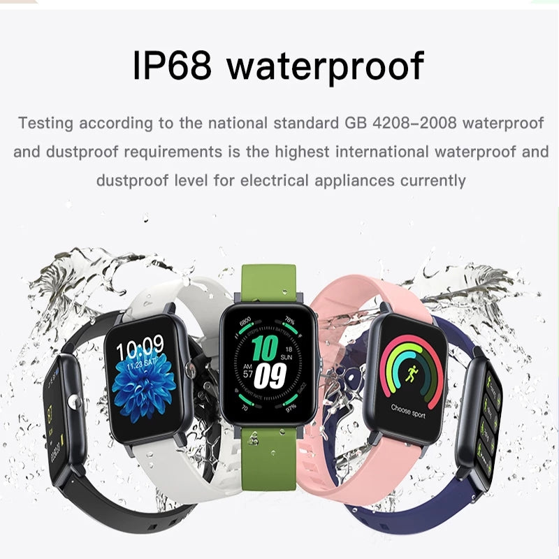 Full Screen IP68 Waterproof Ultra-Thin Smartwatch