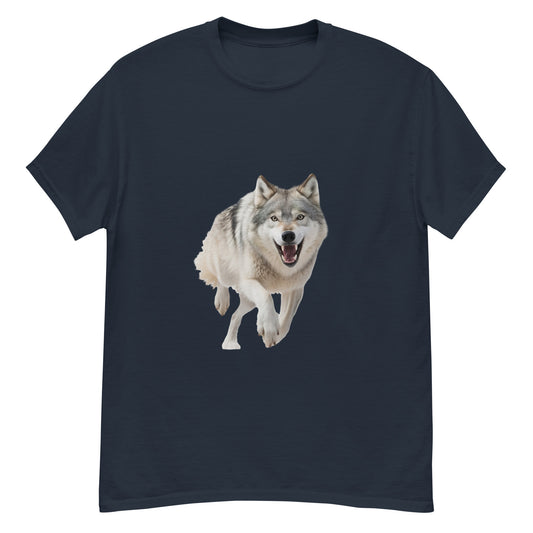 Wolf print Men's classic tee