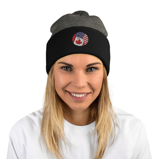 U.S.A-Canada PridePom-Pom Beanie