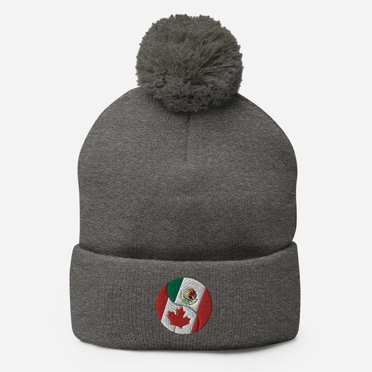 Mexico-Can Pride Pom-Pom Beanie