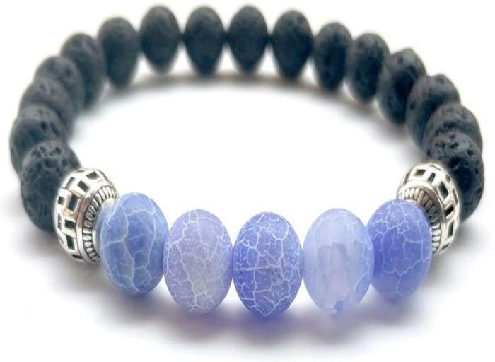 Blue Lava Stone Essential Oil Bracelet