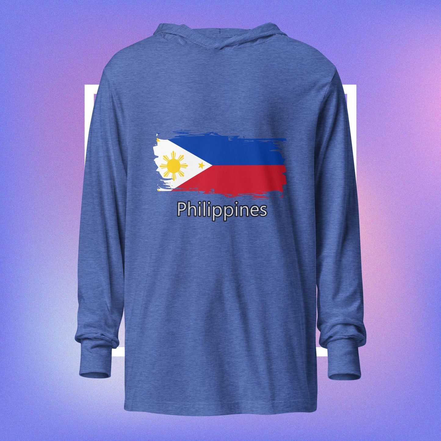 Philippines Hooded long-sleeve tee