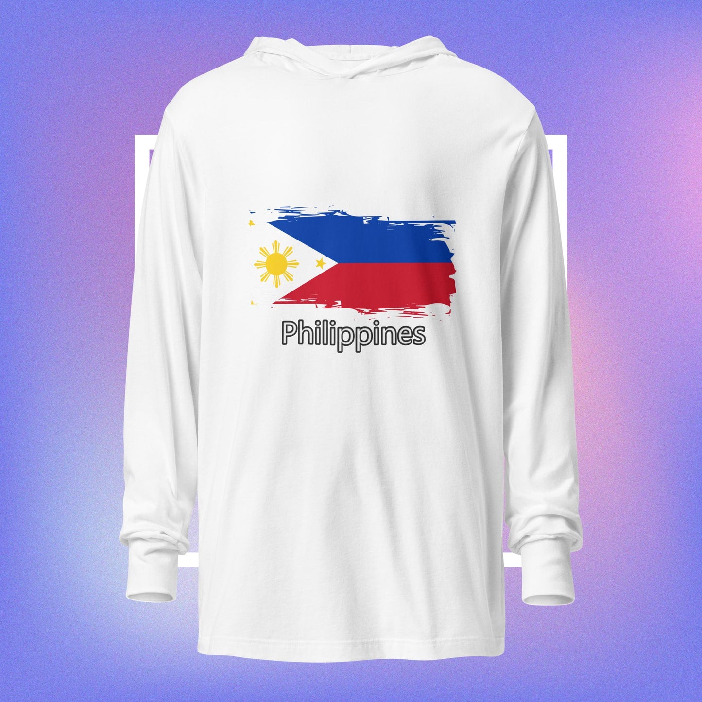 Philippines Hooded long-sleeve tee