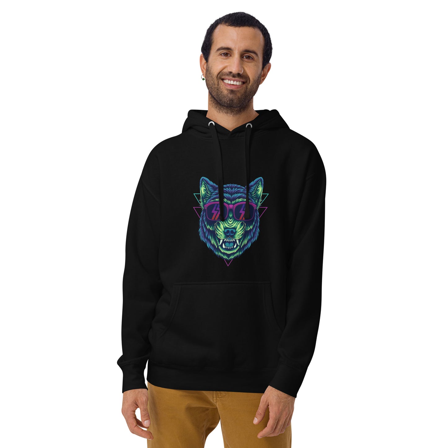 Wolf print Unisex Hoodie