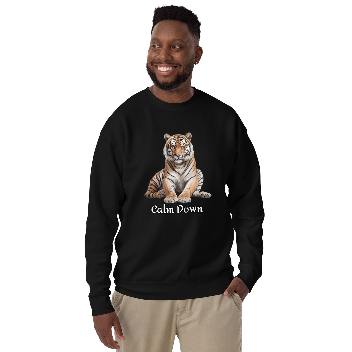 Calm Down Unisex Premium Sweatshirt