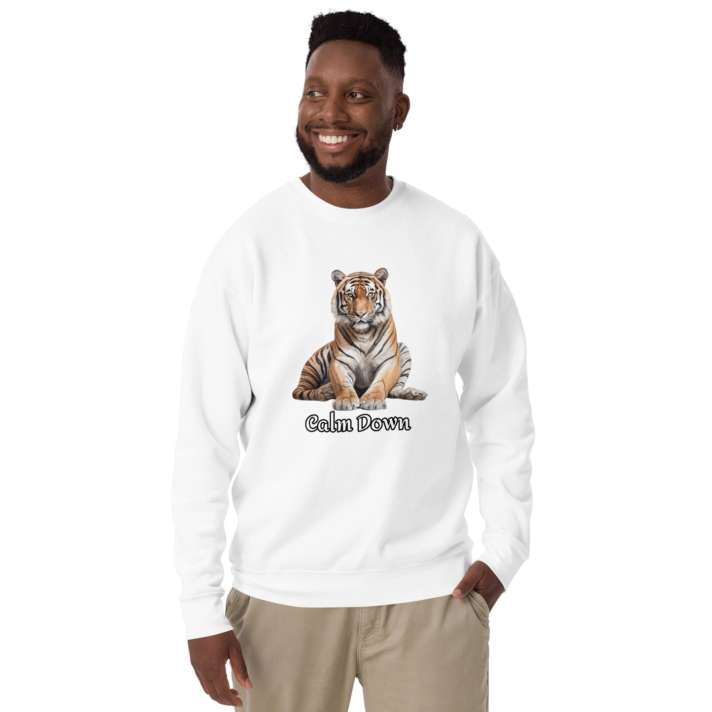 Calm Down Unisex Premium Sweatshirt