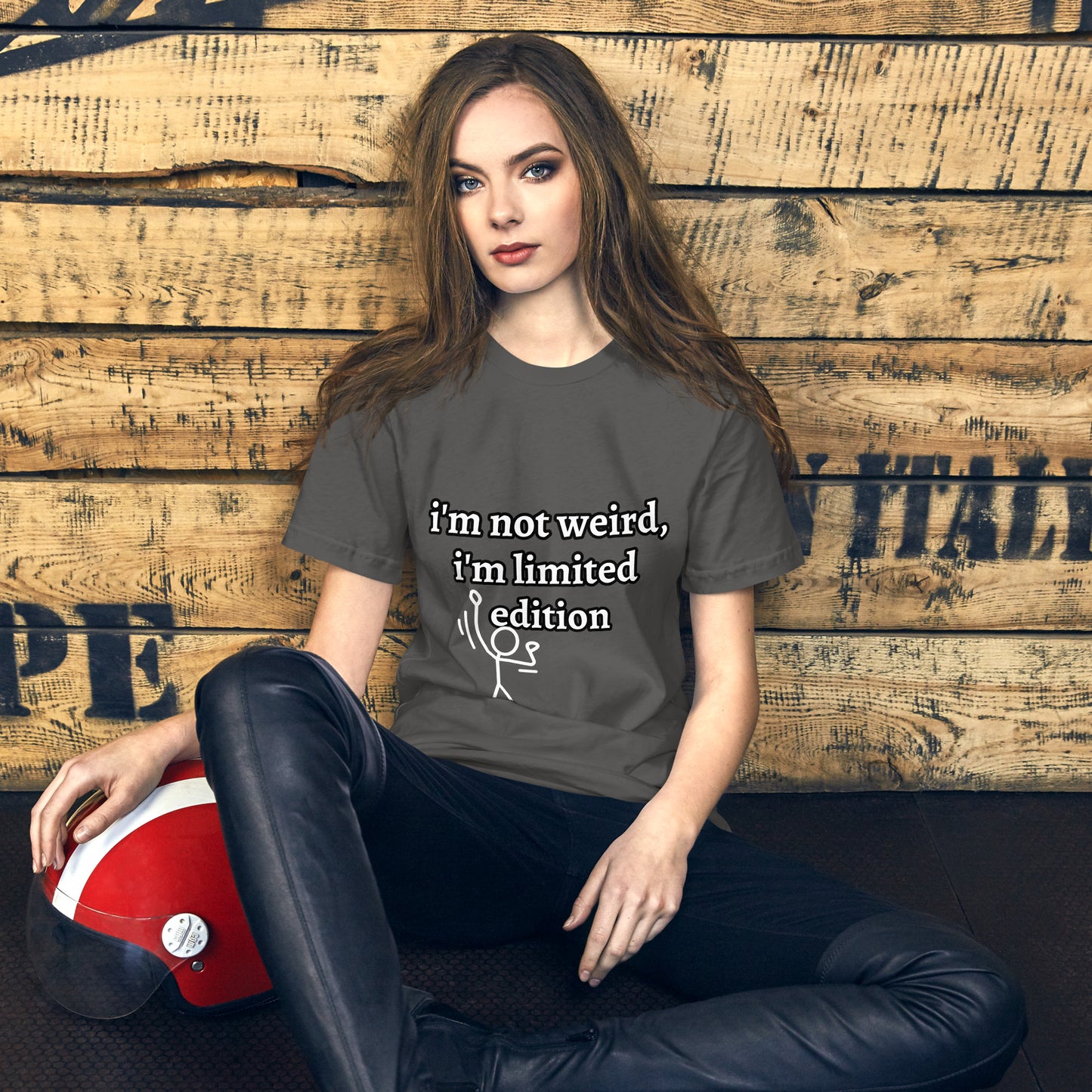 I'm not weird print Unisex t-shirt