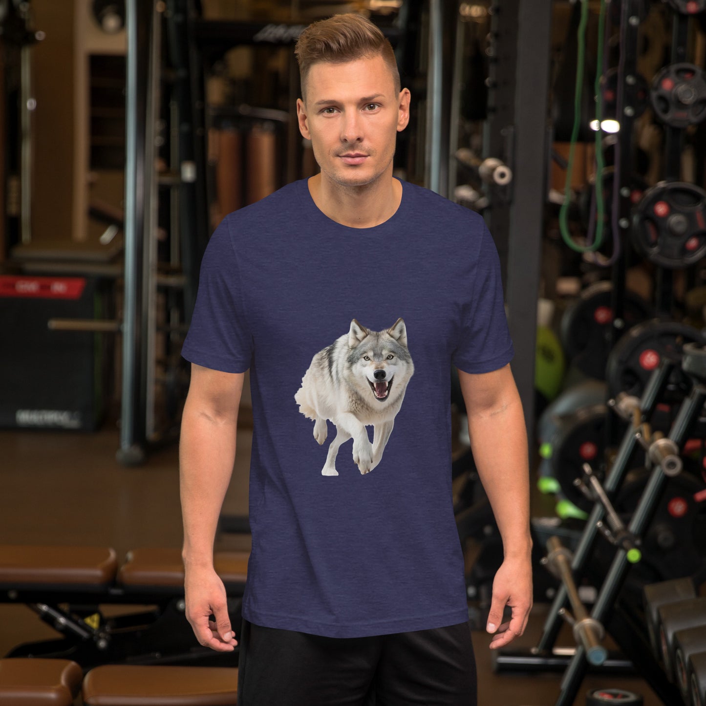 Wolf print Unisex t-shirt