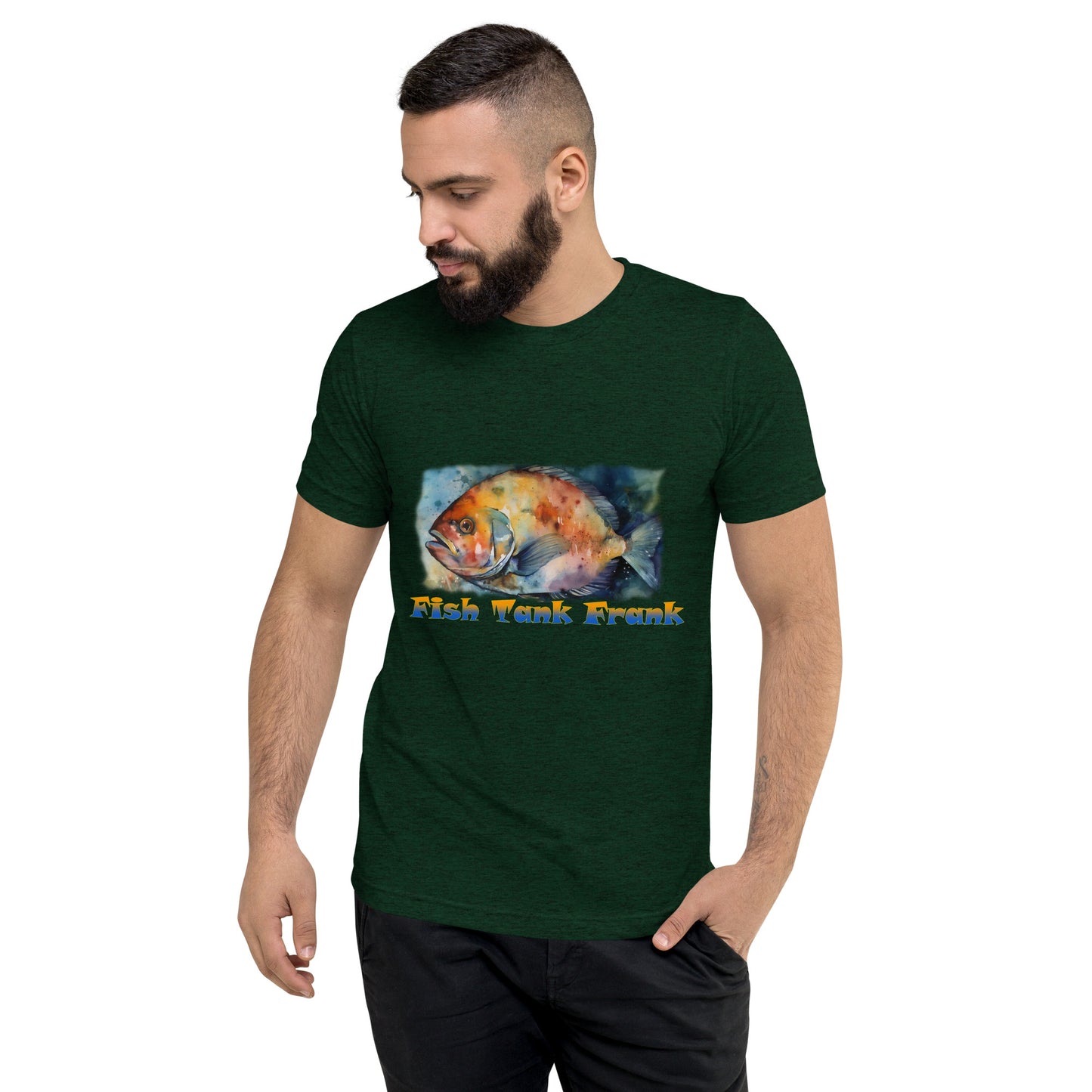 Customize Short sleeve t-shirt Fish Tank (name)