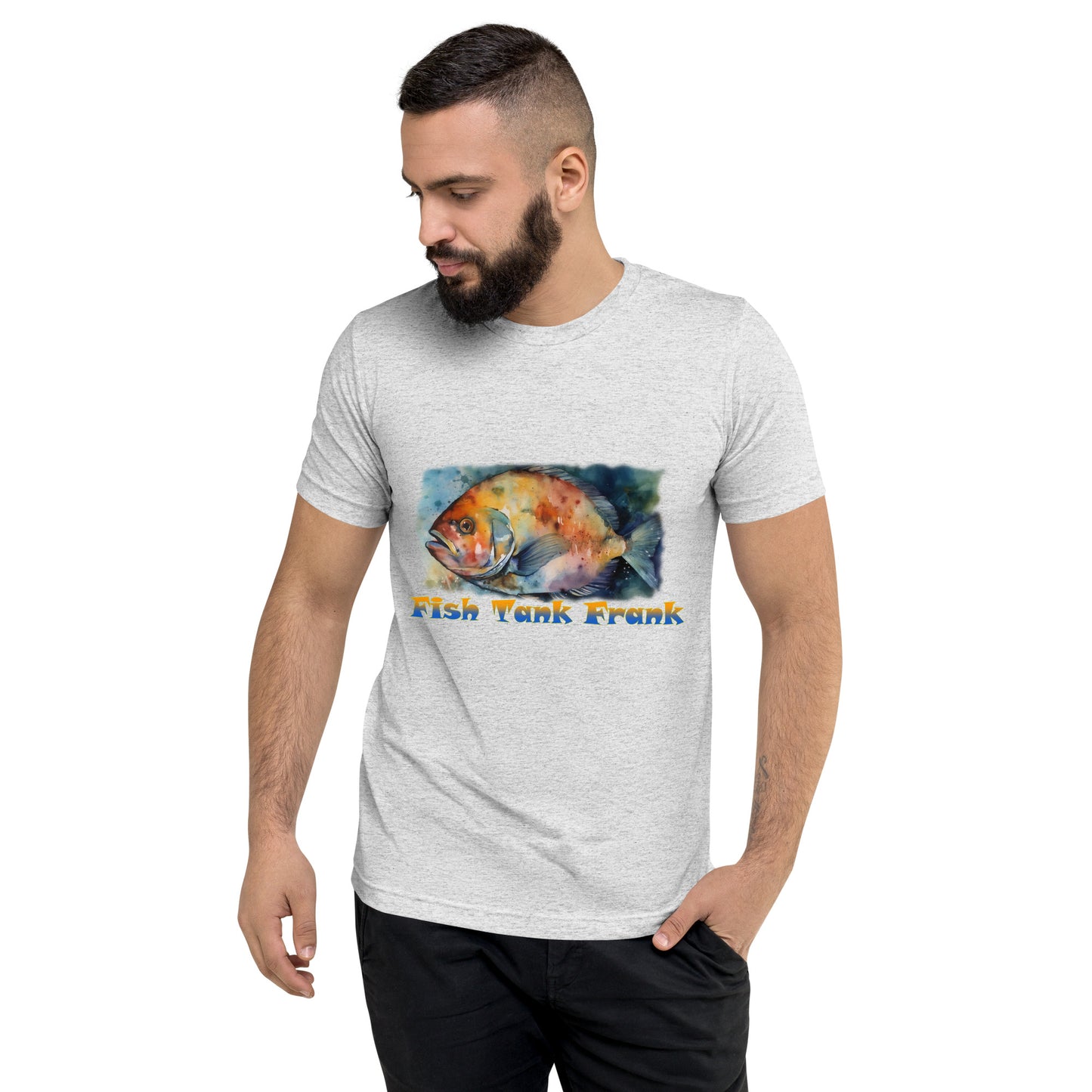 Customize Short sleeve t-shirt Fish Tank (name)